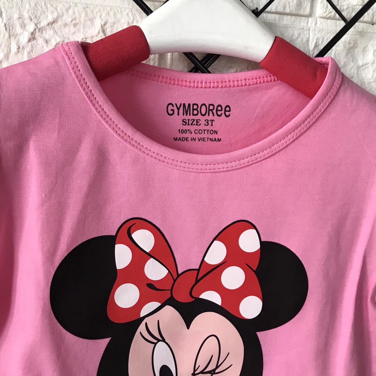 Áo thun bé gái 100%cotton mềm mịn