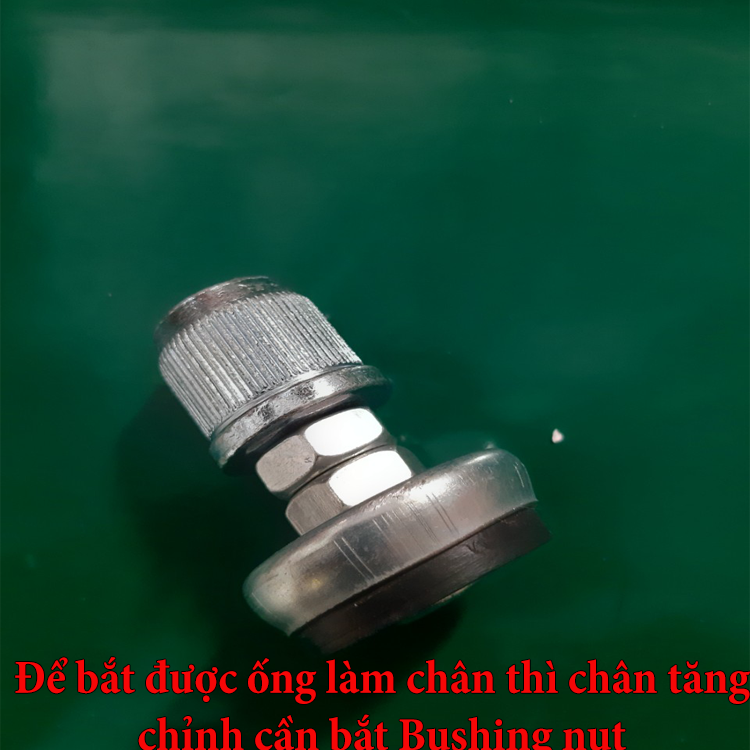 Chân tăng chỉnh đế cao su 50