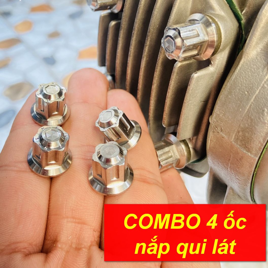 [HCM]COMBO 4 tán SALAYA 7LY lắp đầu bò WAVE DREAM FUTURE 110cc ( INOX 304 )
