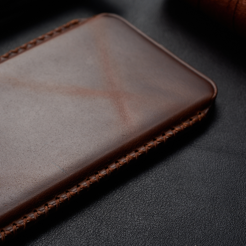 Bao Da Rút Ionecase Iphone 6 plus / 7 plus / 8 plus Luxury Handmade Da Bò Thật