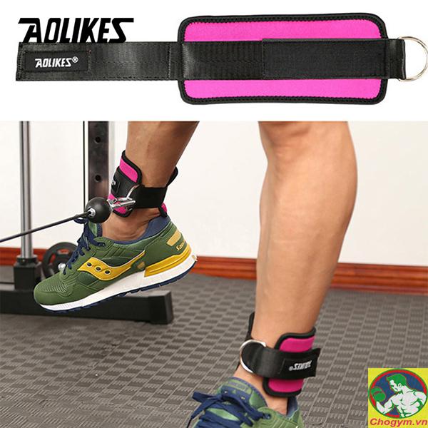 Đai Cổ Chân Tập Mông Boer Sport | Dây Quấn Cổ Chân Kickback, Phụ Kiện Máy Cáp Tập Mông Đùi Gym (1 Đôi)