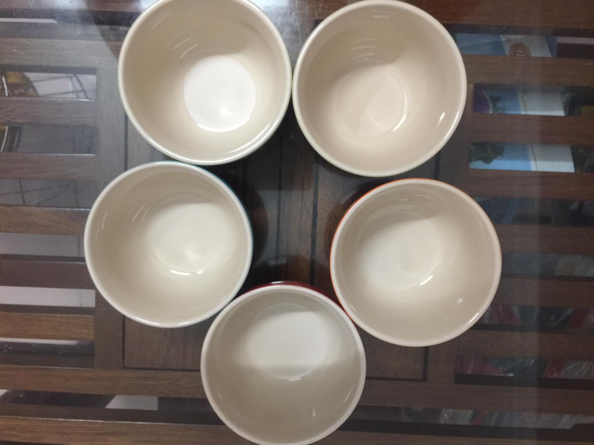 Set 05 bát ăn cầu vồng Le Creuset