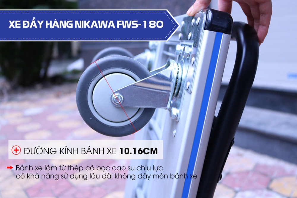 Xe đẩy hàng NIKAWA FWS-180 (TẢI TRỌNG 180 KG)