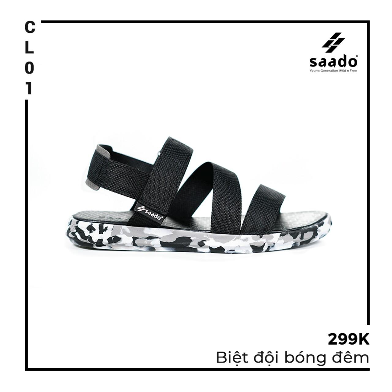 Giày Sandal Saado Nữ Biệt Đội Bóng Đêm CL01