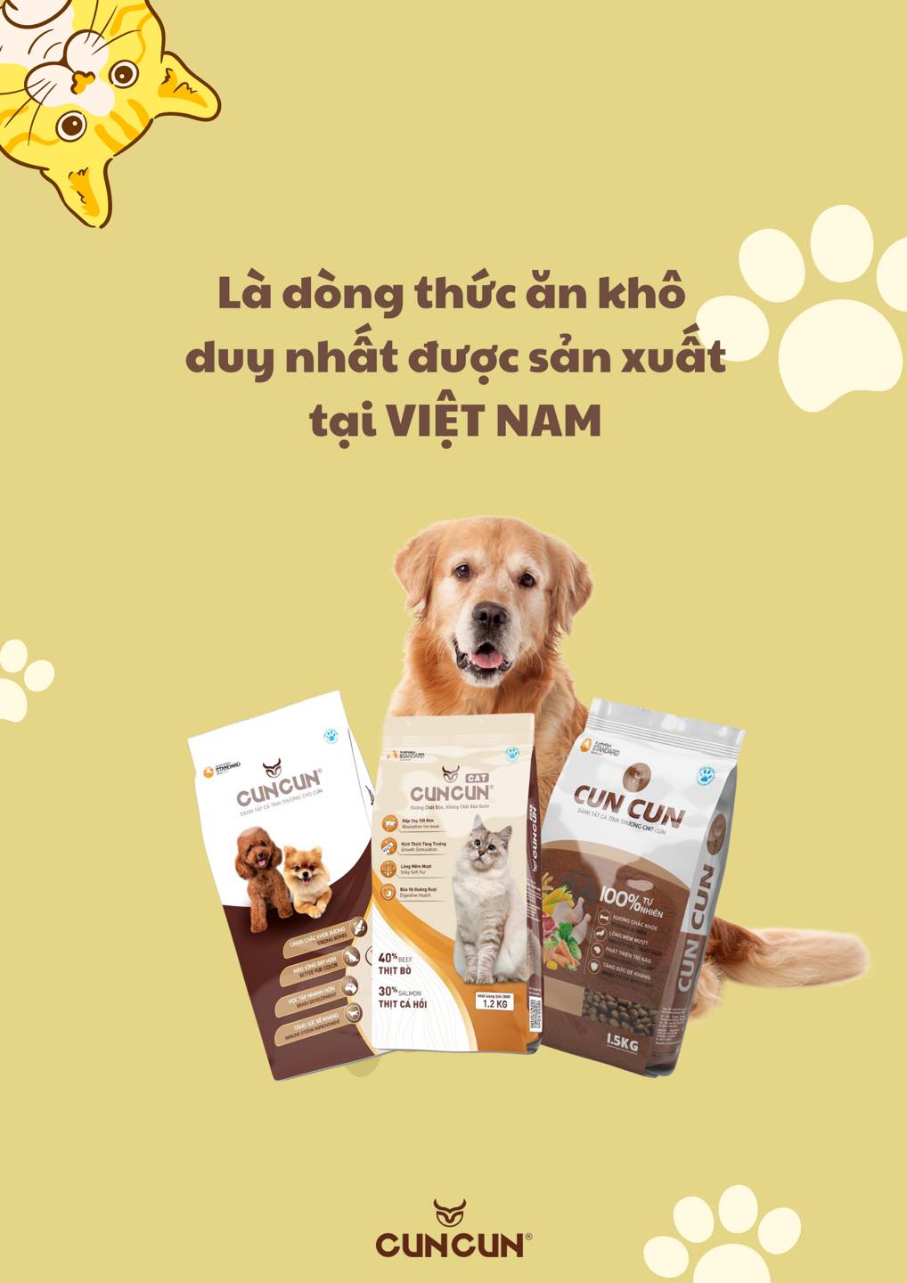thức ăn Hạt hiệu CUN CUN  dành cho chó (trưởng thành, poodle, phóc, Pom,....)  - T3 PETS SHOP