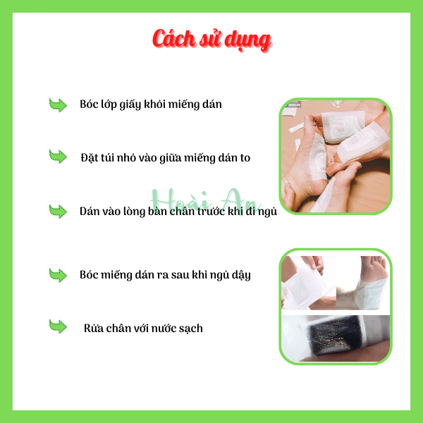 Miếng dán thải độc bàn chân | Miếng dán chân thải độc cơ thể