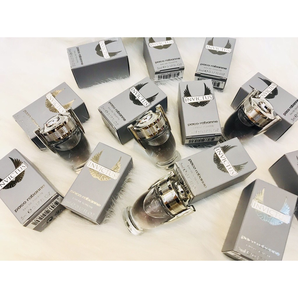 Nước Hoa Mini Nam PACO RABANNE Invictus EDT 5ml