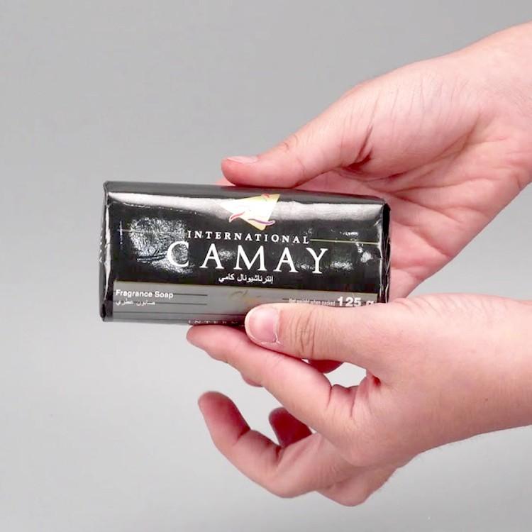 Combo 10 Cục Xà bông cục Camay Chic gói 125g đen