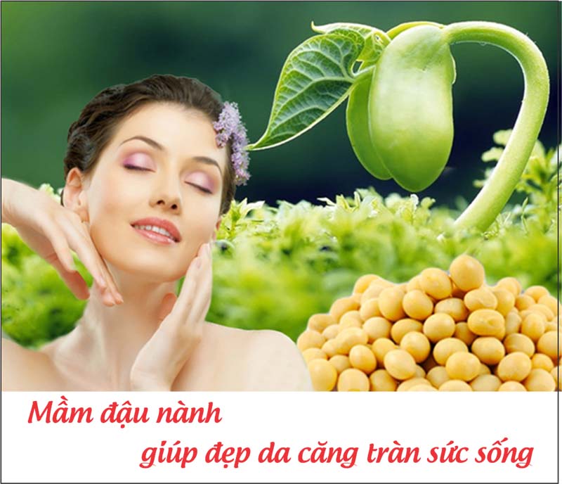 1KG Bột mầm đậu nành (Tăng vòng 1 cấp tốc) - Mẫu túi Zip.