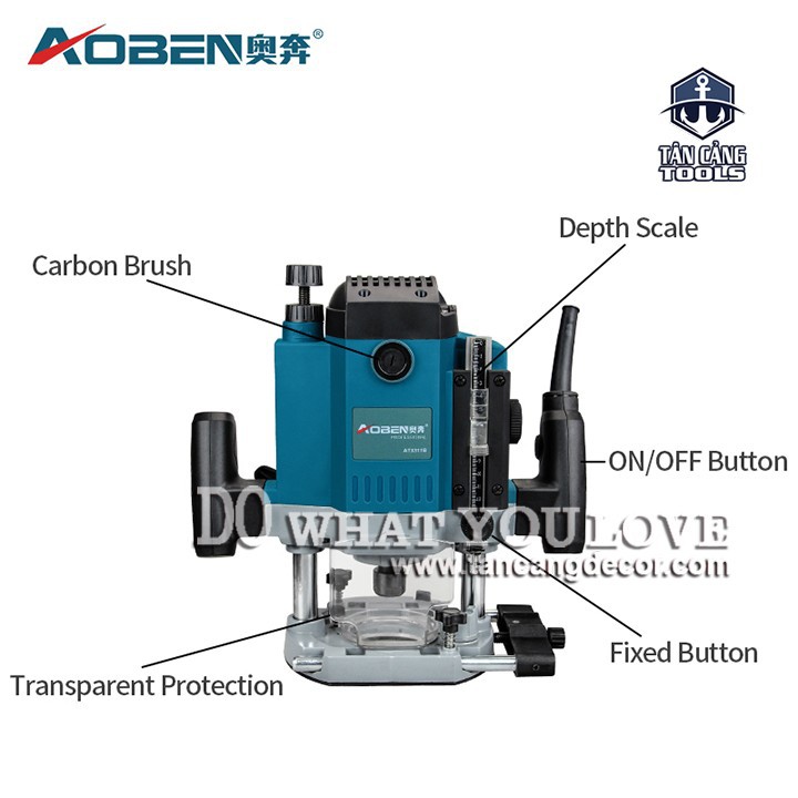 Máy Phay Aoben AT3311B 7 Cấp Cốt 12.7 mm