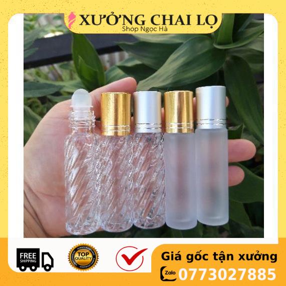 [Combo 3sp]  Vỏ chai lọ chiết nước hoa 10ml dạng bi lăn