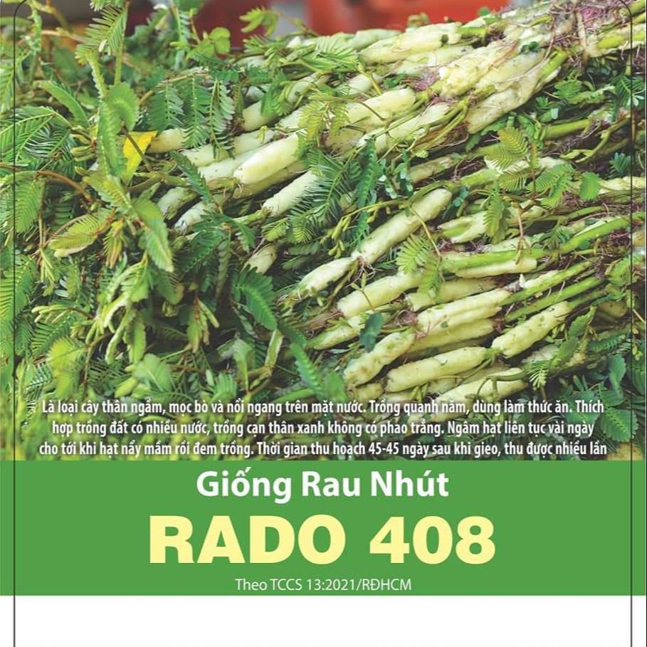 [Seeds] Hạt giống rau nhút RD408, đóng gói 1gr (khoảng 20 hạt)