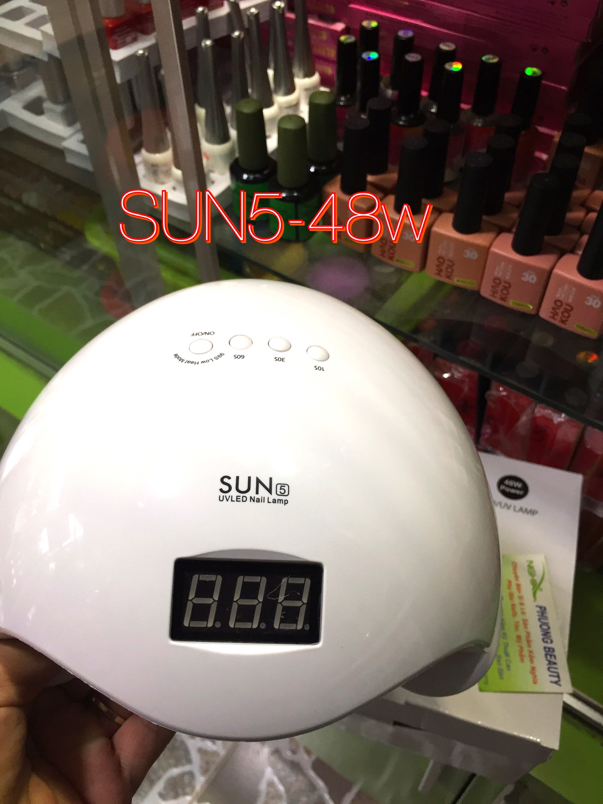 Máy hơ gel sun5 48w tem xanh loại 1