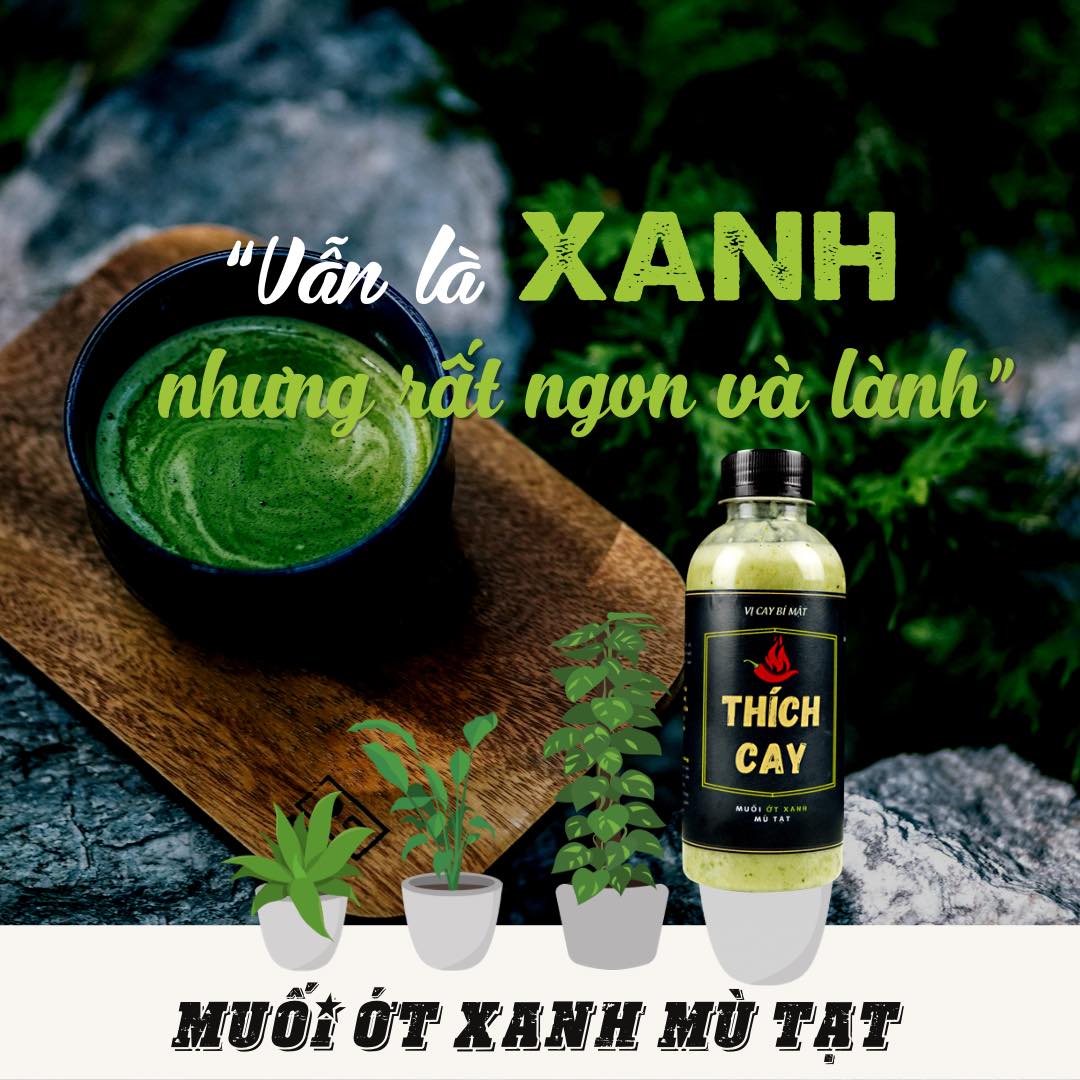 Nước Chấm Muối Ớt Xanh Mù Tạt - Thích Cay
