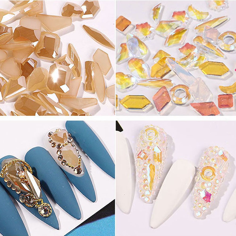 Đá khối chân bằng + chân U mạ vàng k9
