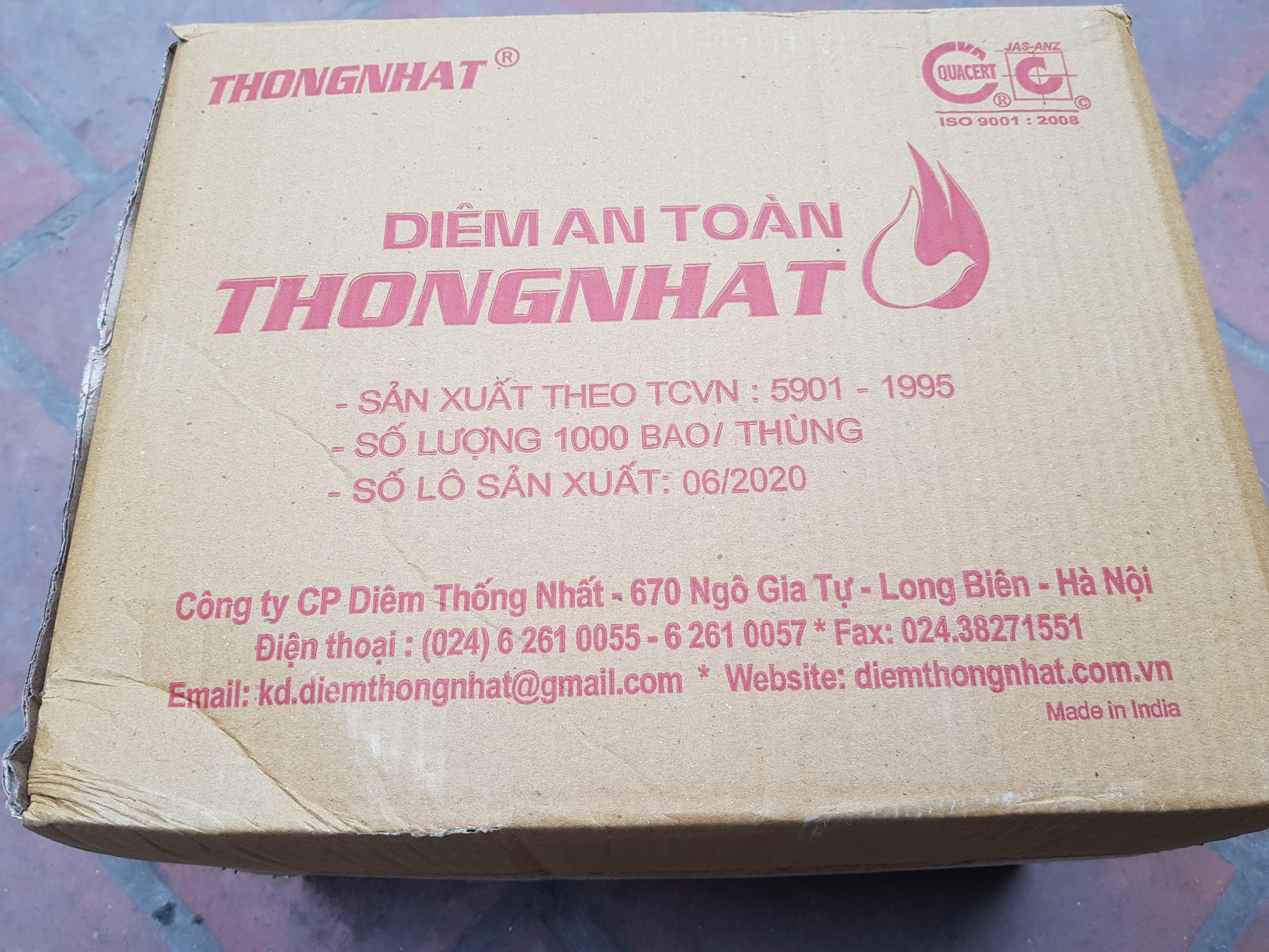 01 Lốc Quẹt Diêm, 100 Bao