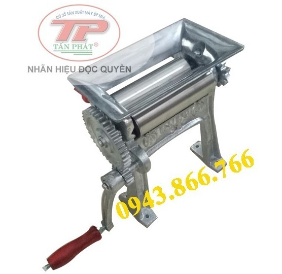 [HCM]Máy cán khô mực trục inox dài 140mm