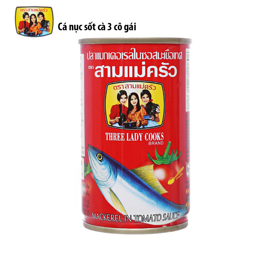 Cá Nục Sốt Cà 3 Cô Gái (Lon 155g)