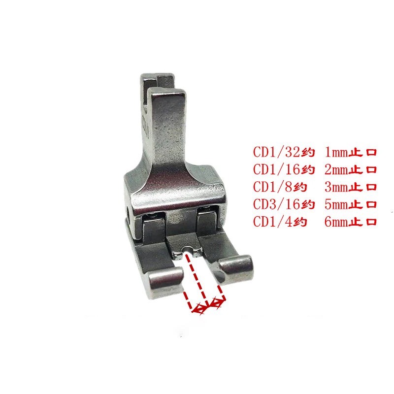 Chân vịt  MÍ SẮT CD dùng 2 bên trái và phải lắp máy 1 kim công nghiệp (giá 1 cái)