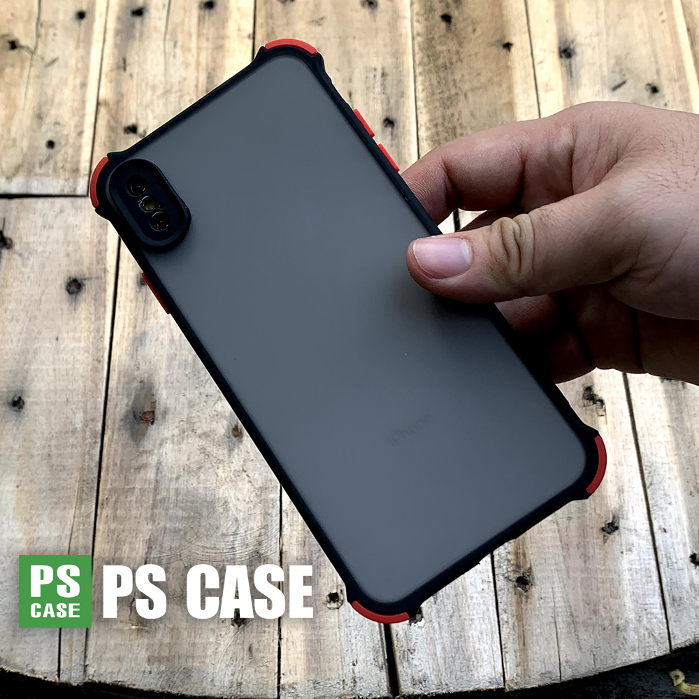 Ốp lưng chống sốc toàn phần màu đen dành cho iPhone XS MAX