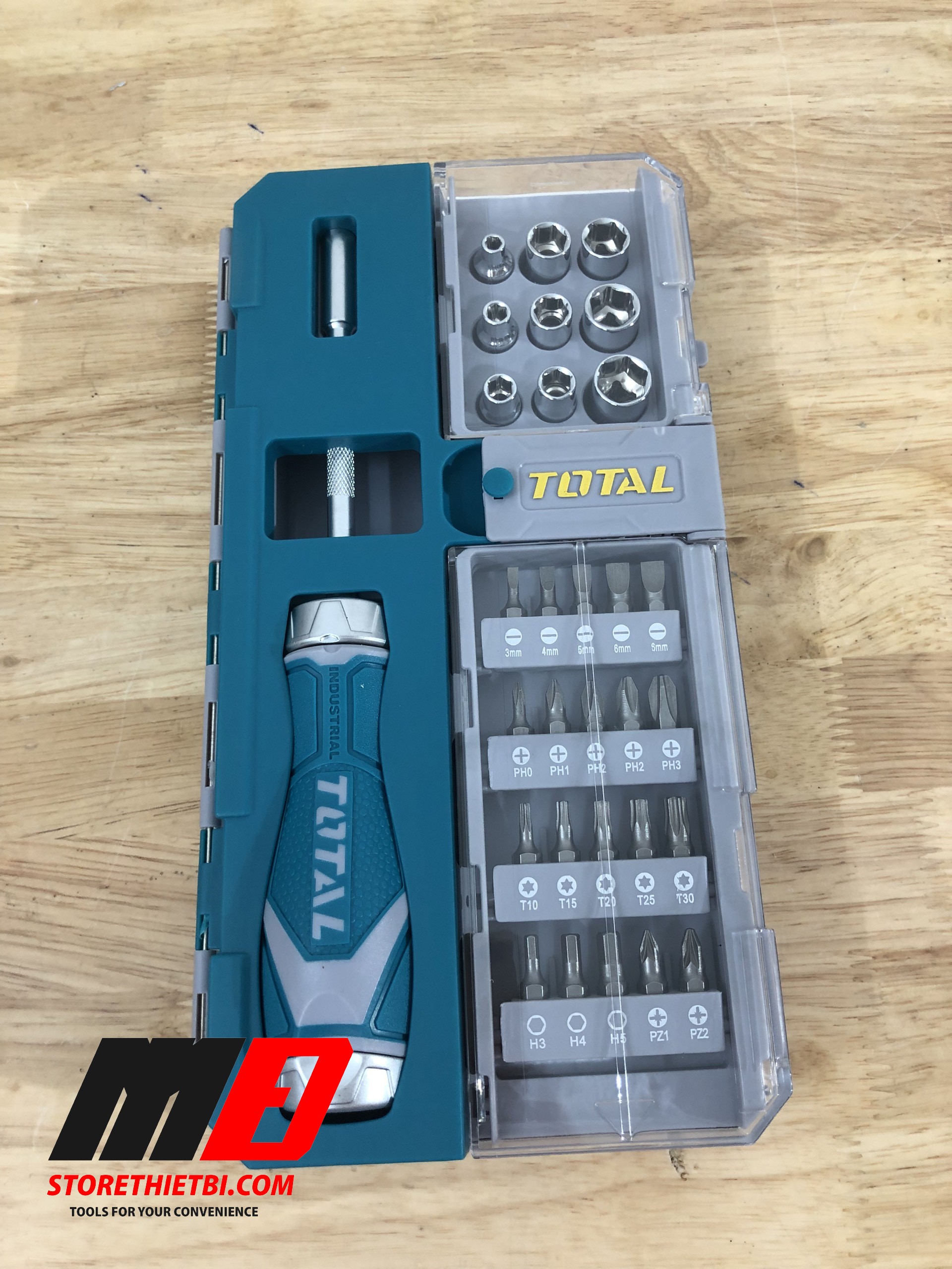 [HCM]Bộ mũi vít 33 chi tiết Total TACSD30336