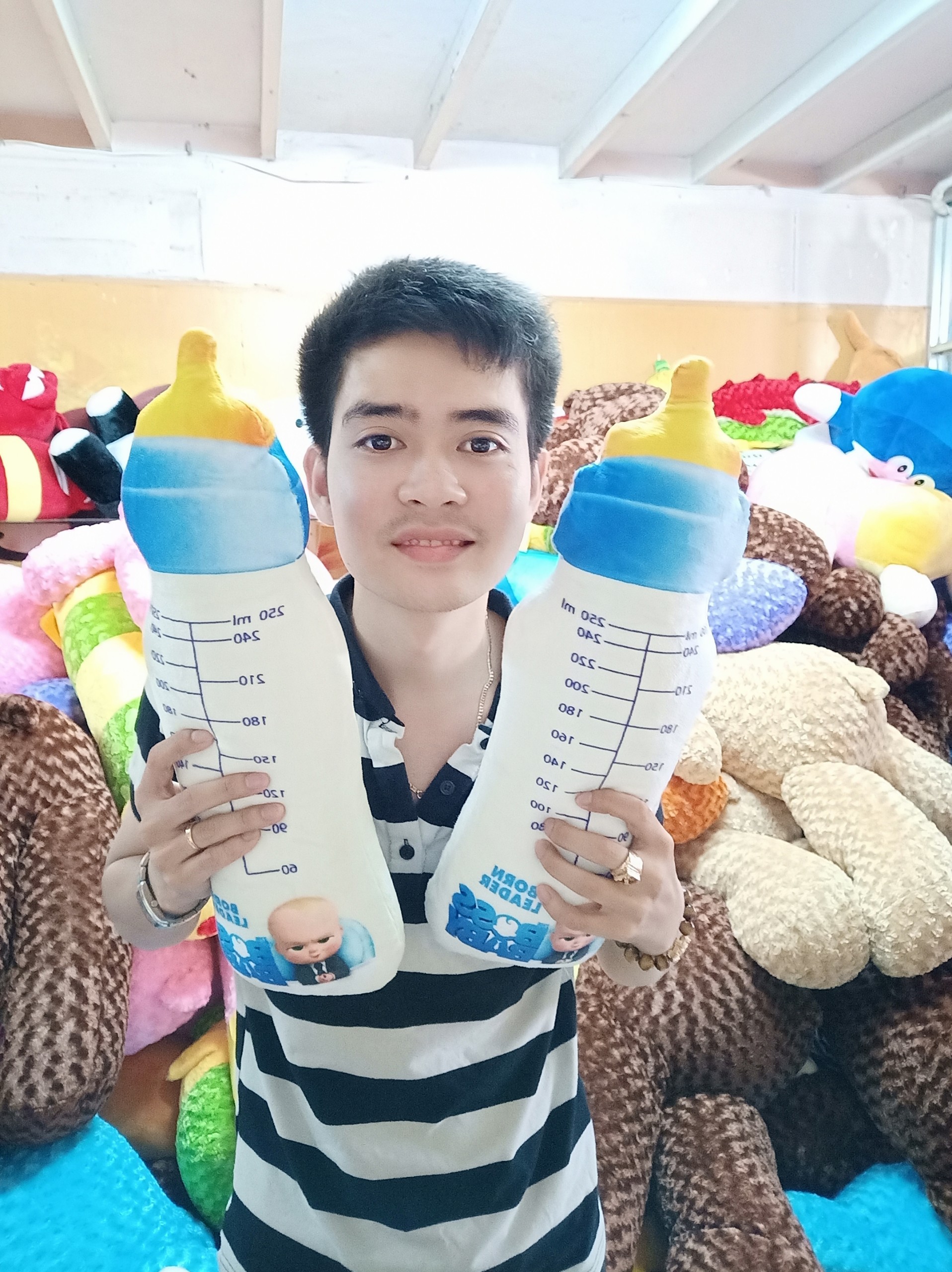 GẤU BÔNG BÌNH SỮA ĐỦ SIZE