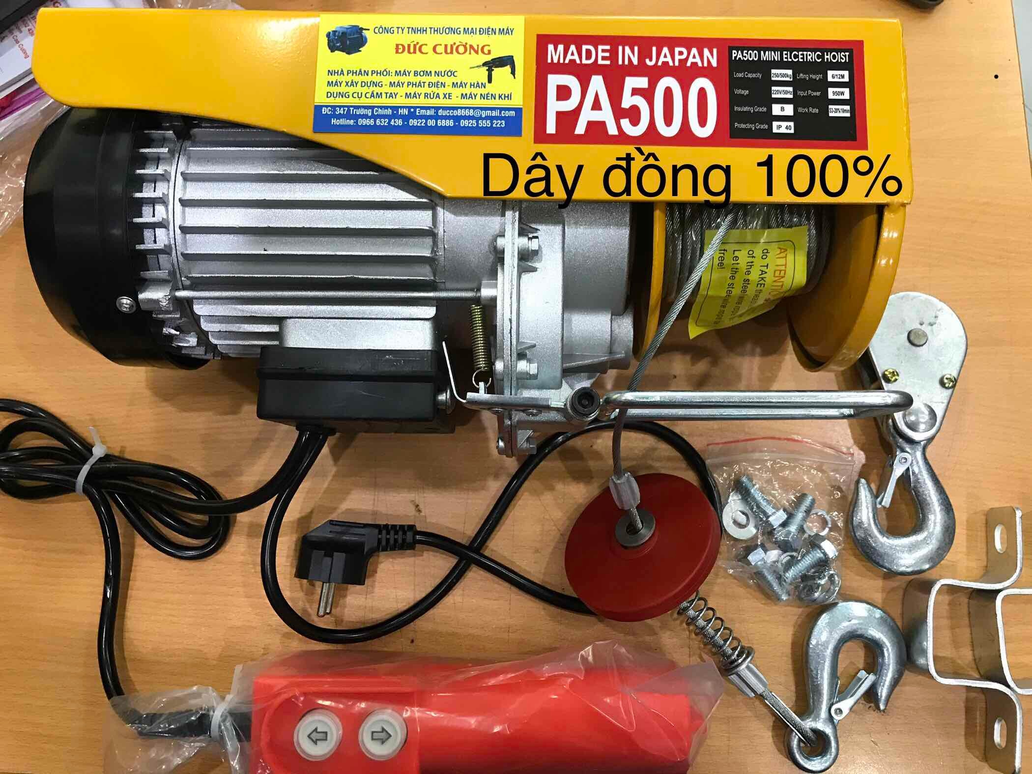 Máy tời điện 500kg