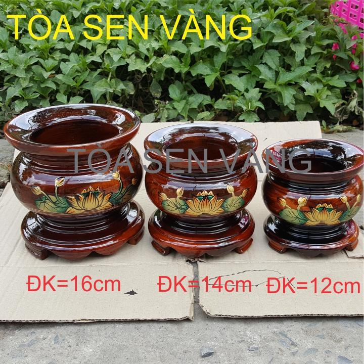 [HCM]Bát hương - Bát nhang đường kính 12cm