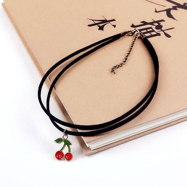 Choker vòng cổ choker cherry cá tính độc đáo