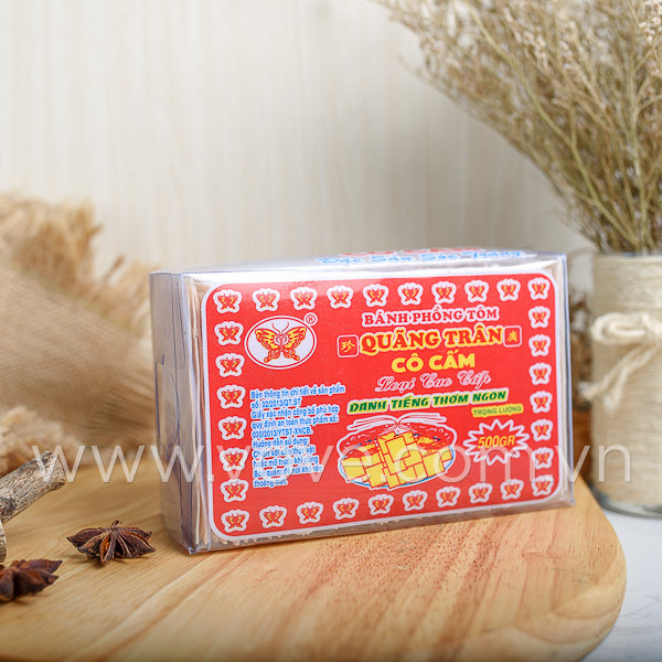 Bánh Phồng Tôm Quãng Trân hộp 500gr
