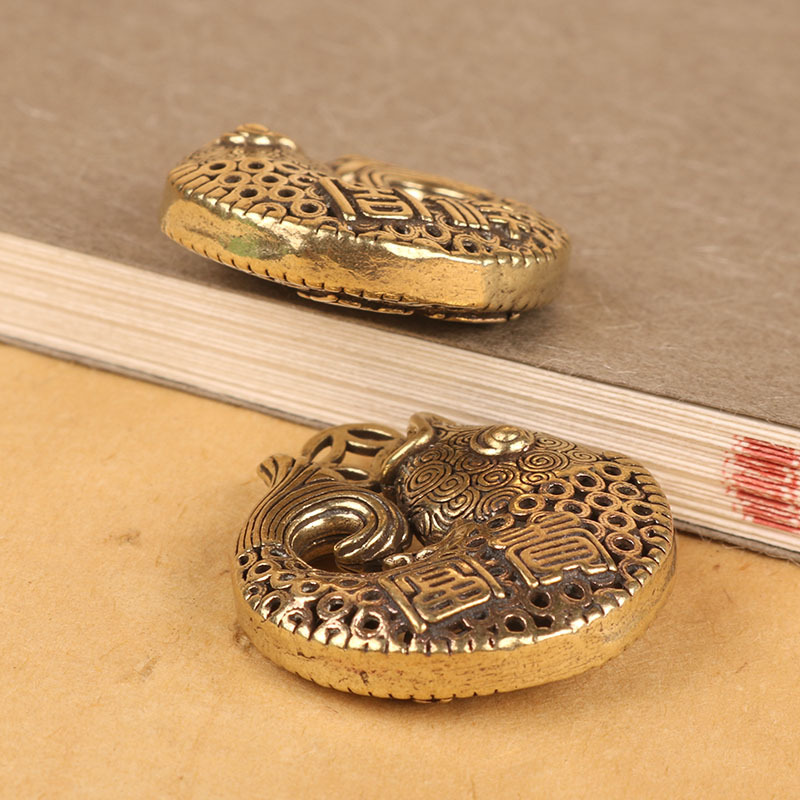 Tượng Phong Thủy Hình Song Ngư (Kích Thước: 3.0cm x 2.7cm)