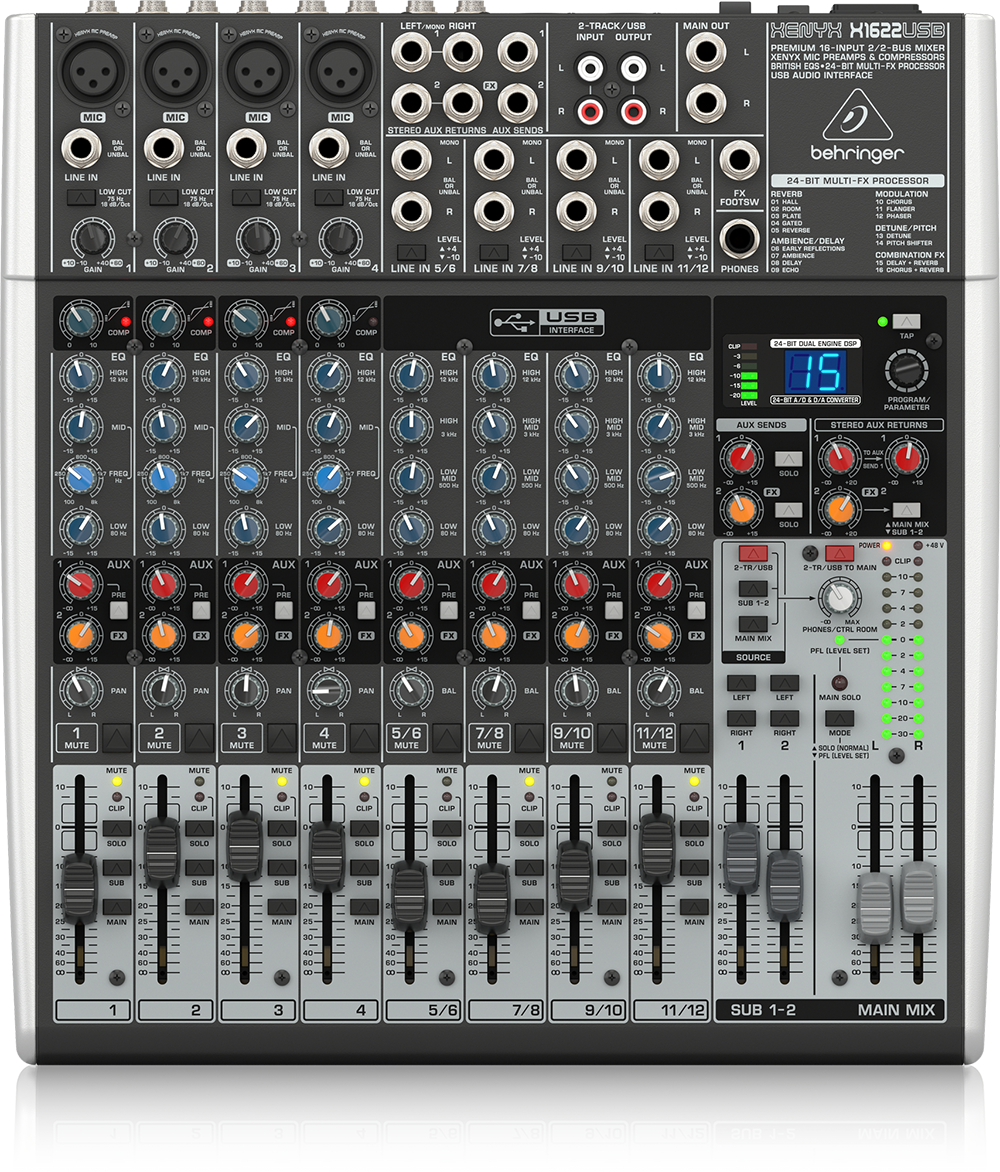 Mixer cơ behringer x1622usb