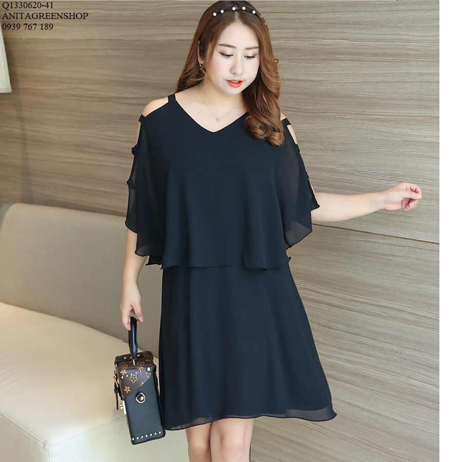Q1330620  ĐẦM VOAN BIGSIZE