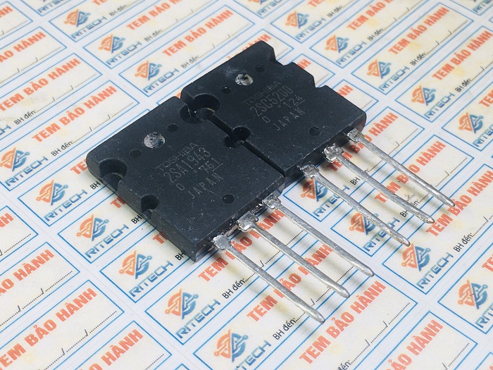 1 cặp sò C5200 Và A1943 Tháo Máy Chính Hãng 230V 15A TO-264