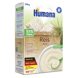 Bột ăn dặm dinh dưỡng Humana lúa gạo GETREIDEBREI REIS - Nhập khẩu 100% từ Đức. thumbnail