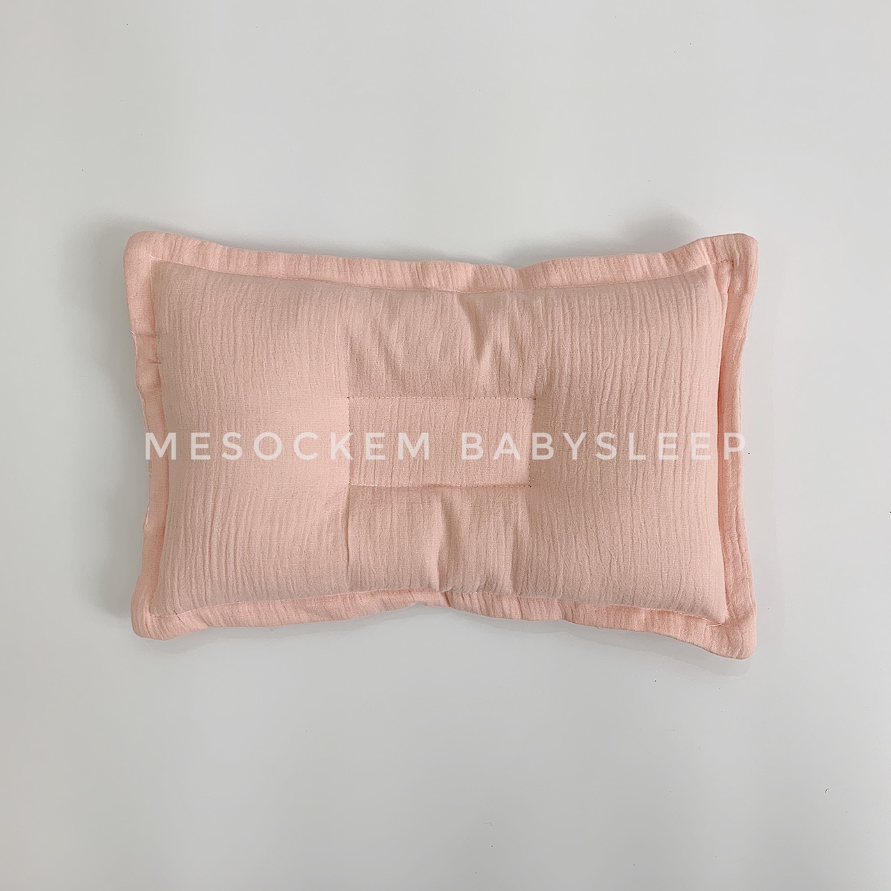 Gối lõm chống bẹp đầu muslin cho bé
