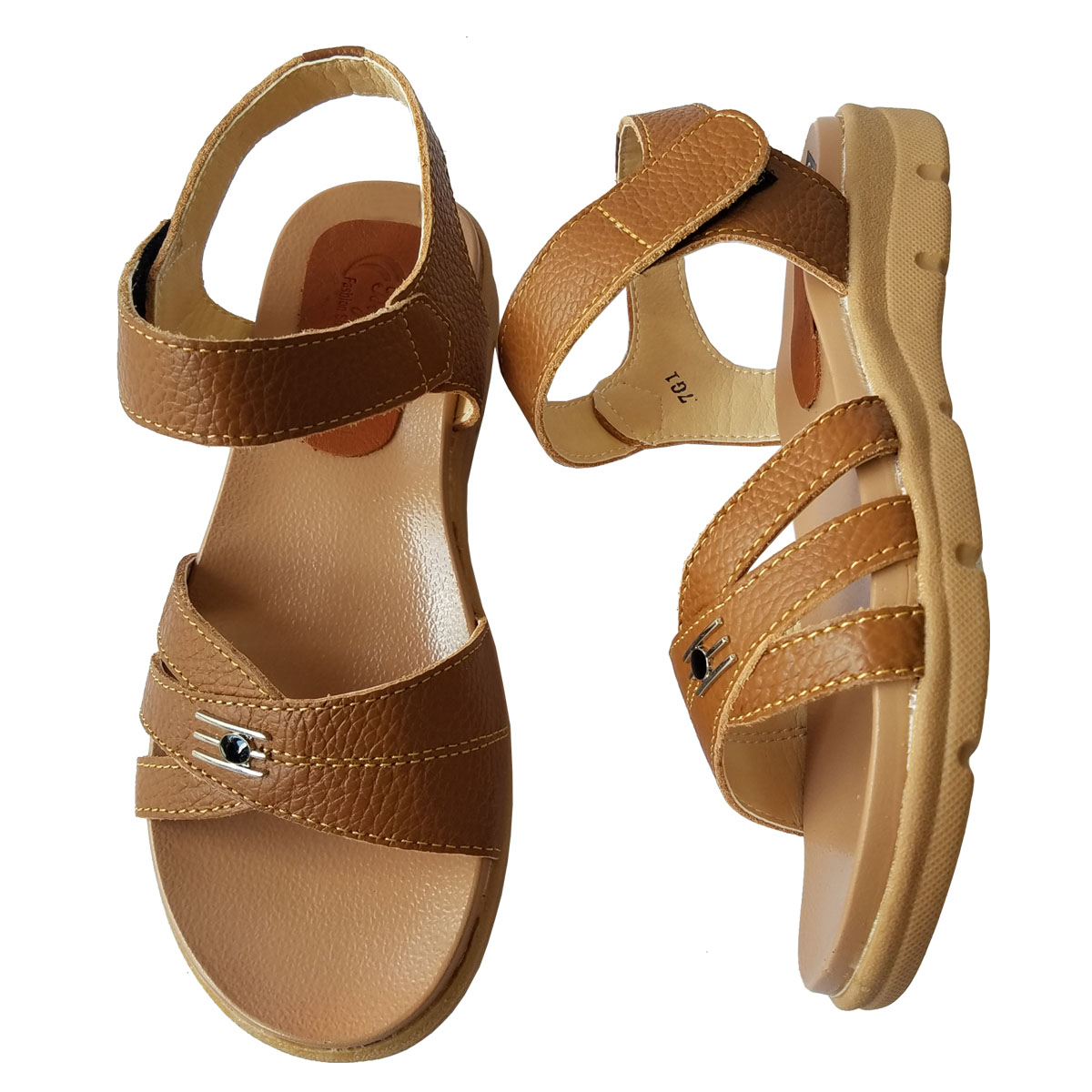 Giày Sandal Nữ BIGBEN Da Bò Thật cao cấp SDX140