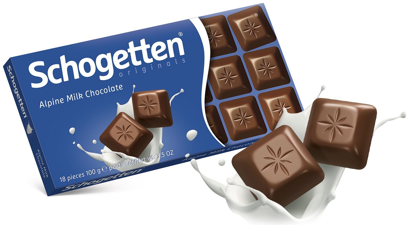 Socola HẠT DẺ sản xuất tại Đức Schogetten 100g