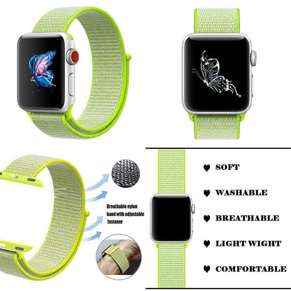 Dây đeo Apple Watch, dây Sport Loop Flash light 42mm