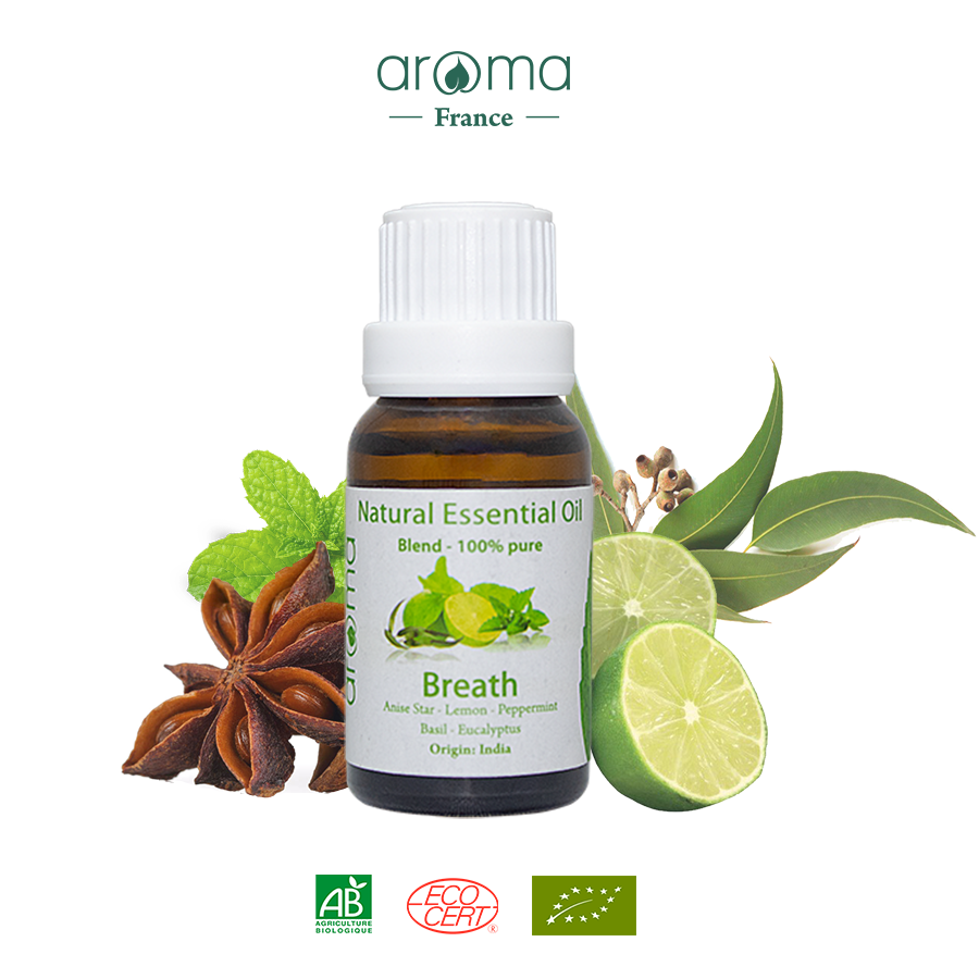 Tinh Dầu Aroma Bạc Hà Khuynh Diệp Breath - 10ml/15ml/30ml/50ml