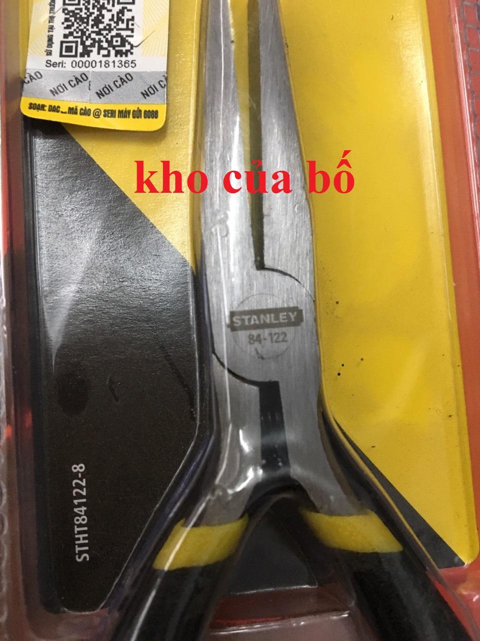 Kềm mỏ dẹp 5 inch stanley STHT84122-8