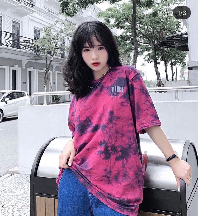 Áo thun LOANG MÀU MỸ 7 SẮC Nam nữ phong cách HÀN QUỐC HOT 20 CHẤT CỰC ĐẸP S30