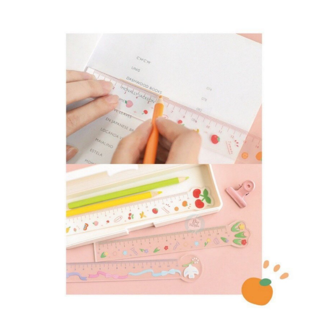 [HCM]THƯỚC NHỰA CỨNG 15CM
