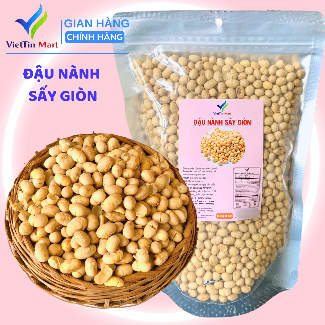 2KG_ Đậu nành sấy giòn - Viettin Mart