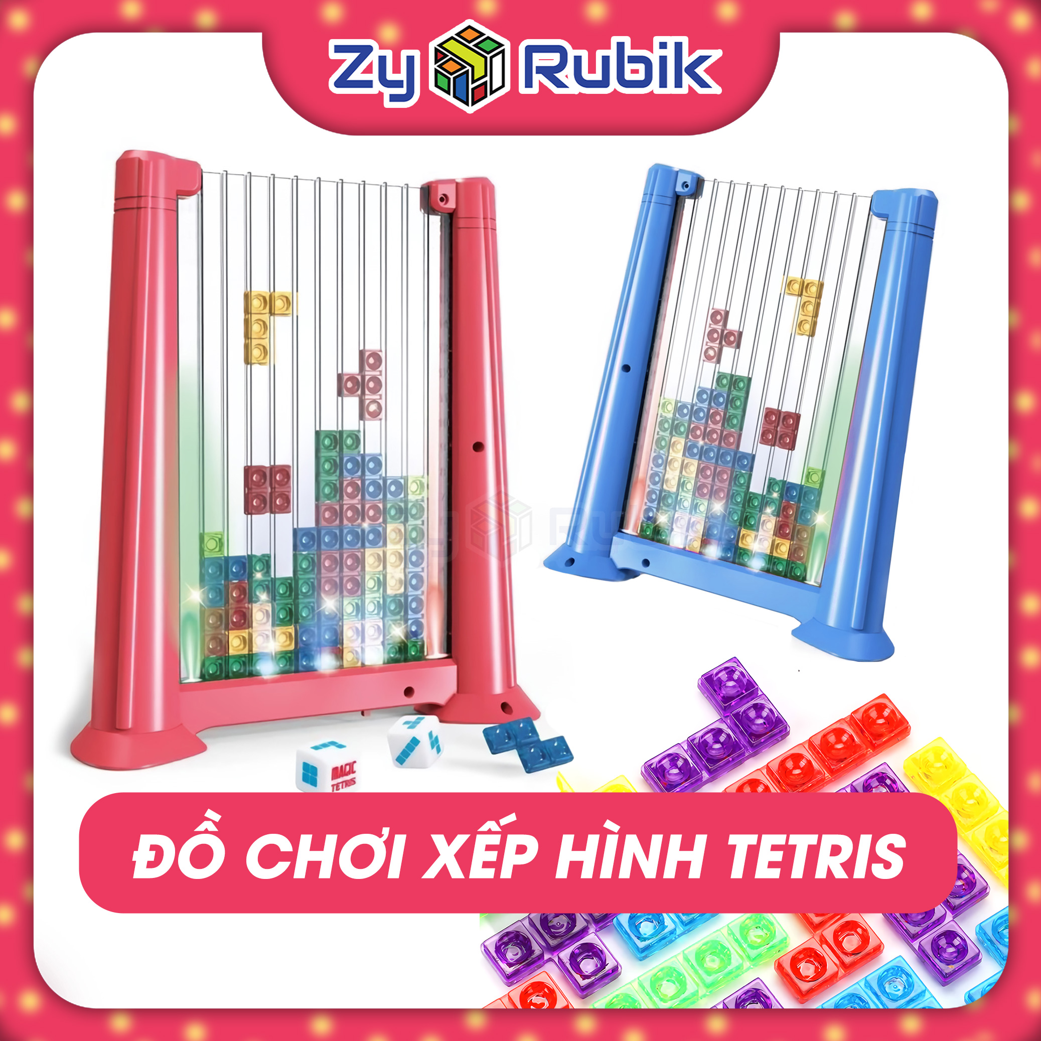 Tetris Funny Creative bricks puzzle toy brain teaser development toys-zyo Rubik