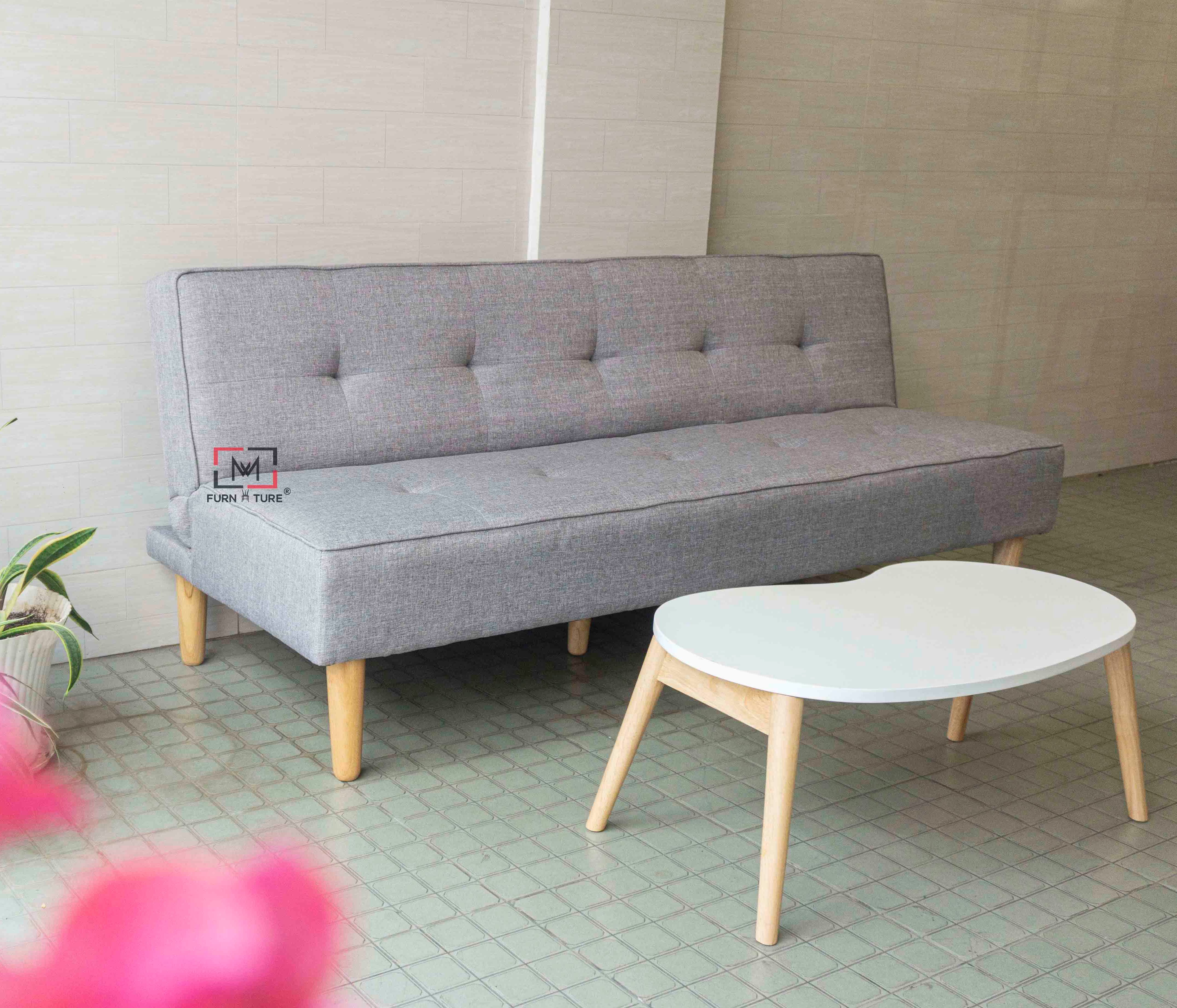 [HCM]BÀN TRÀ/ SOFA PHÒNG KHÁCH KIỂU HẠT ĐẬU CHÂN GẤP GỌN - D TABLE