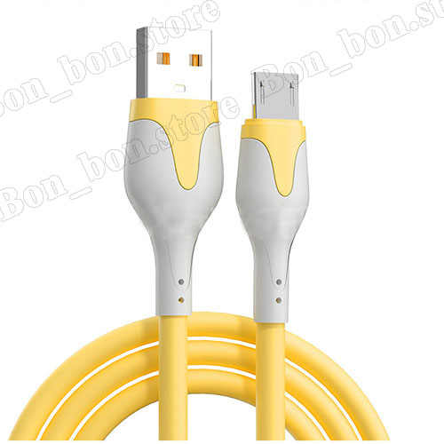 Dây Cáp Sạc Nhanh Silicon Cho iPhone/Samsung Micro USB  và Type C 1m
