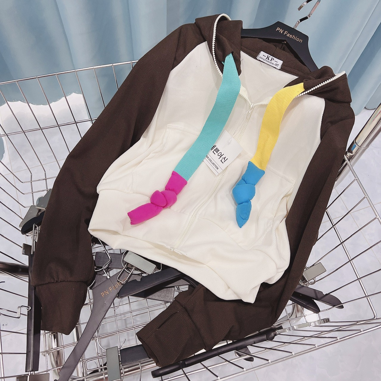 Áo khoác lửng from rộng Áo khoác croptop nữ DÂY TO NHIỀU MÀU Áo khoác thun gân loại 1 Áo khoác from lửng thun gân