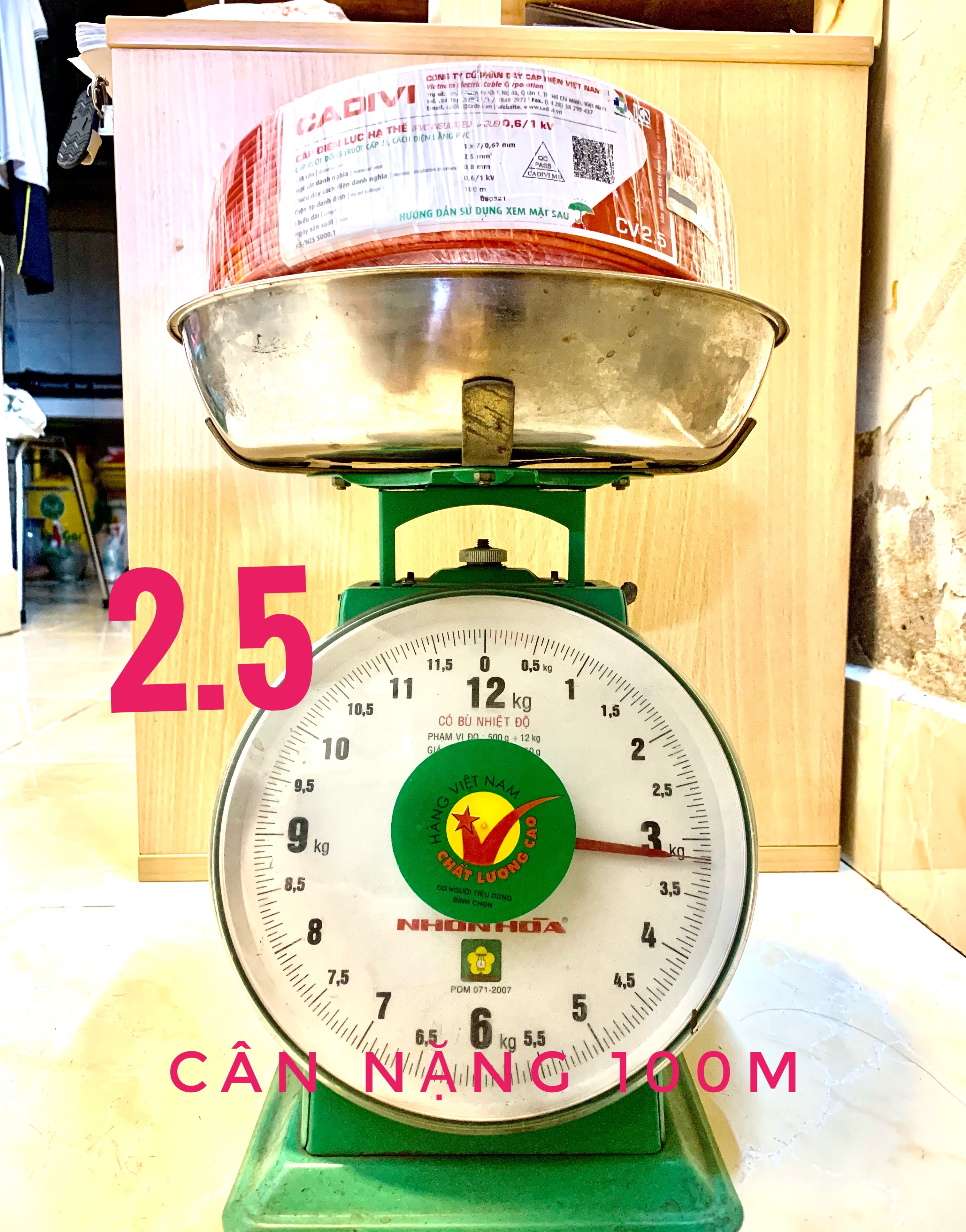 [HCM]50M dây điện đơn 2.5 CADIVI