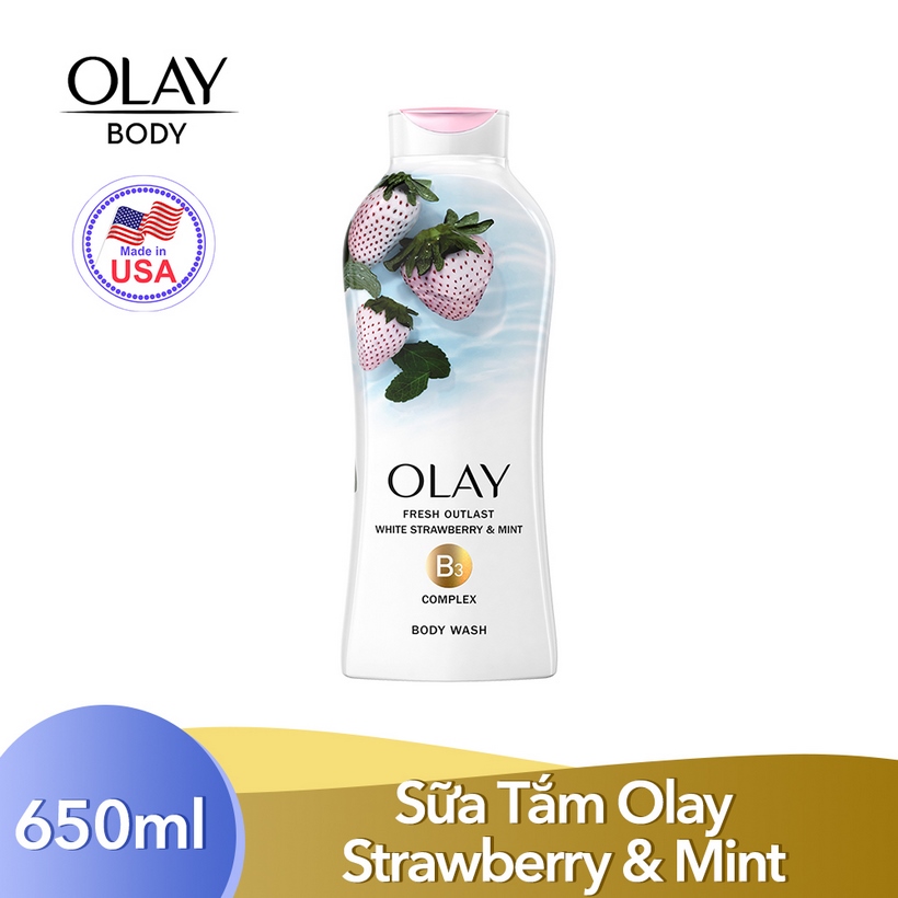 Sữa tắm dưỡng ẩm Olay 650ml-đủ mùi
